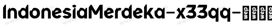 IndonesiaMerdeka-x33qq字体转换