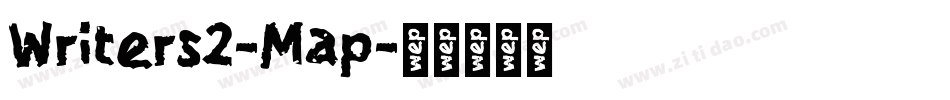 Writers2-Map字体转换