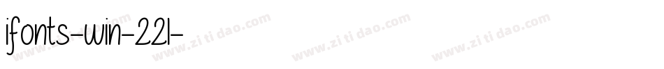 ifonts-win-221字体转换
