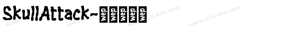 SkullAttack字体转换