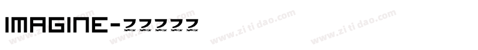 imagine字体转换