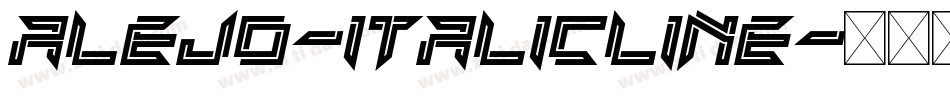 Alejo-ItalicLine字体转换