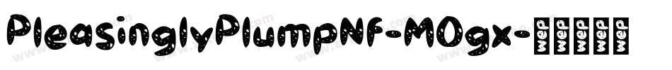 PleasinglyPlumpNf-MOgx字体转换