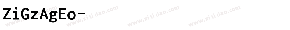 ZiGzAgEo字体转换