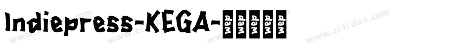 Indiepress-KEGA字体转换
