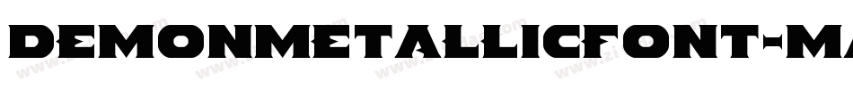 Demonmetallicfont-MAwY字体转换