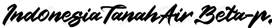 IndonesiaTanahAirBeta-pByr字体转换