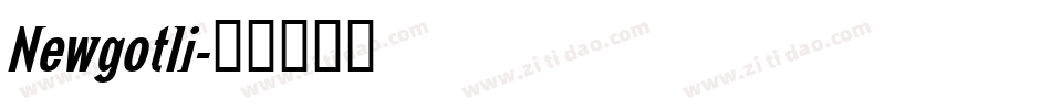 Newgotli字体转换
