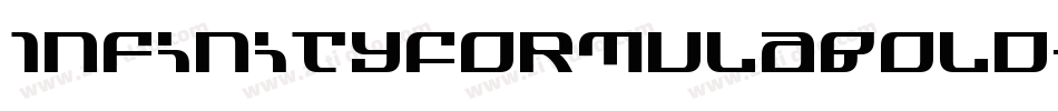 InfinityFormulaBold-ZDZm字体转换