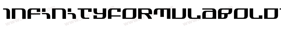 InfinityFormulaBoldItalic-3DjL字体转换