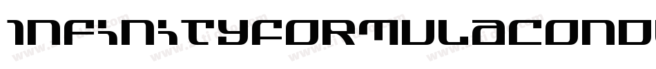 InfinityFormulaCondensItal-D2pW字体转换