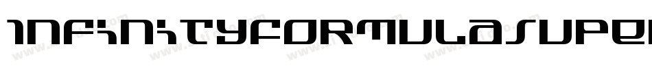 InfinityFormulaSuperItalic-lvl5字体转换