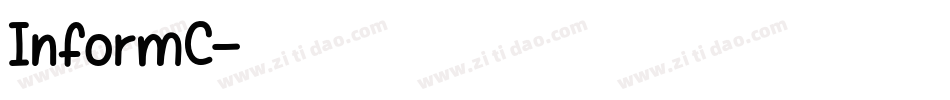 InformC字体转换