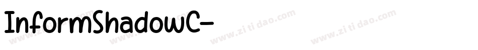 InformShadowC字体转换