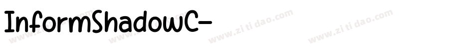 InformShadowC字体转换