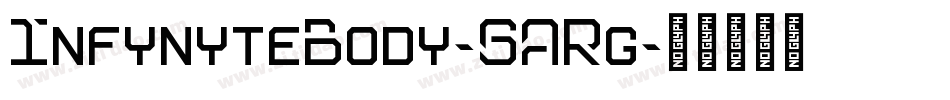 InfynyteBody-6ARg字体转换