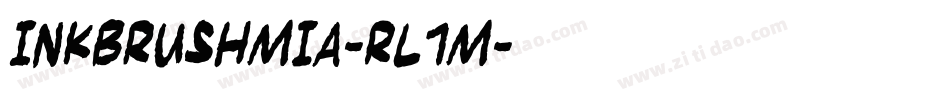 InkbrushMia-Rl1M字体转换