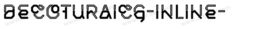 DecoturaICG-Inline字体转换