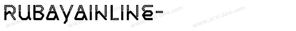 RubayaInline字体转换