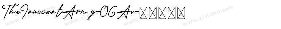 TheInnocentArmy-06Av字体转换