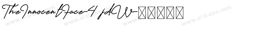 TheInnocentFace-4jdW字体转换