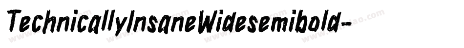 TechnicallyInsaneWidesemibold-EJEW字体转换 TechnicallyInsaneWidesemibold-EJEW字体转换