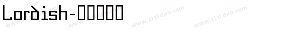 Lordish字体转换