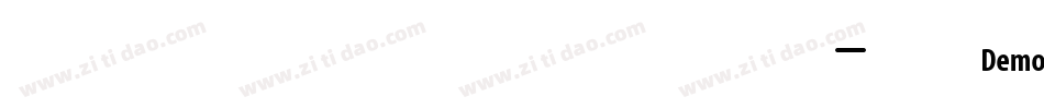 BitterbrushDemoRegular-nKo4字体转换