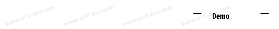 DaitenguDemoRegular-X3qEZ字体转换