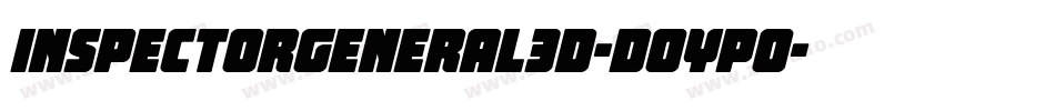 InspectorGeneral3D-DOYp0字体转换