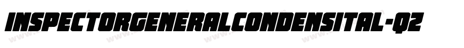 InspectorGeneralCondensItal-qZ280字体转换
