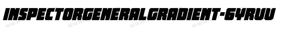 InspectorGeneralGradient-6YRvv字体转换