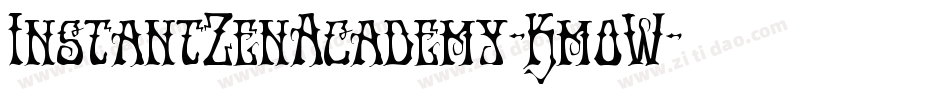 InstantZenAcademy-KmoW字体转换