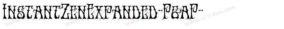 InstantZenExpanded-PgaP字体转换