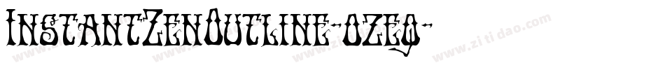 InstantZenOutline-ozeq字体转换