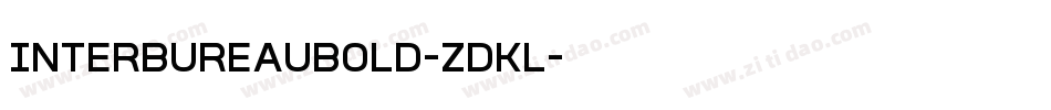 InterBureauBold-ZDKl字体转换 InterBureauBold-ZDKl字体转换