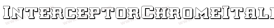 InterceptorChromeItalic-5qpV字体转换