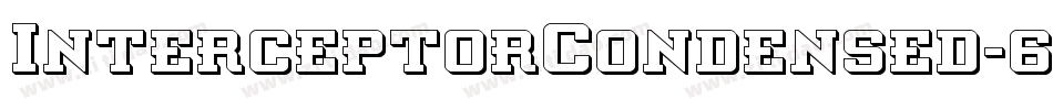 InterceptorCondensed-6VDA字体转换