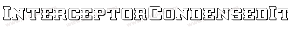 InterceptorCondensedItalic-yWle字体转换
