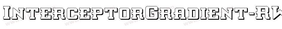 InterceptorGradient-RWO6字体转换