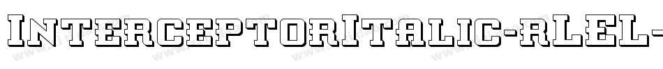 InterceptorItalic-rLEL字体转换
