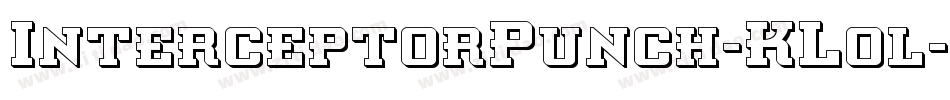 InterceptorPunch-KLol字体转换
