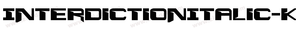 InterdictionItalic-KXYp字体转换