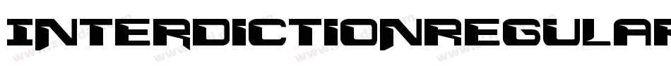 InterdictionRegular-130Z字体转换