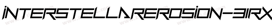 InterstellarErosion-31RX字体转换