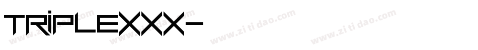 TripleXXX字体转换