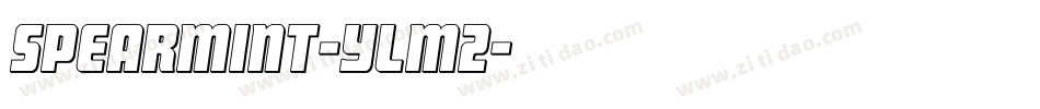 SpearMint-YlM2字体转换
