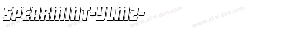 SpearMint-YlM2字体转换