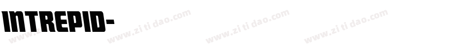 Intrepid字体转换