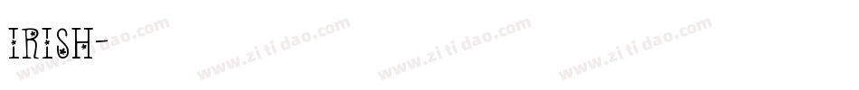 irish字体转换